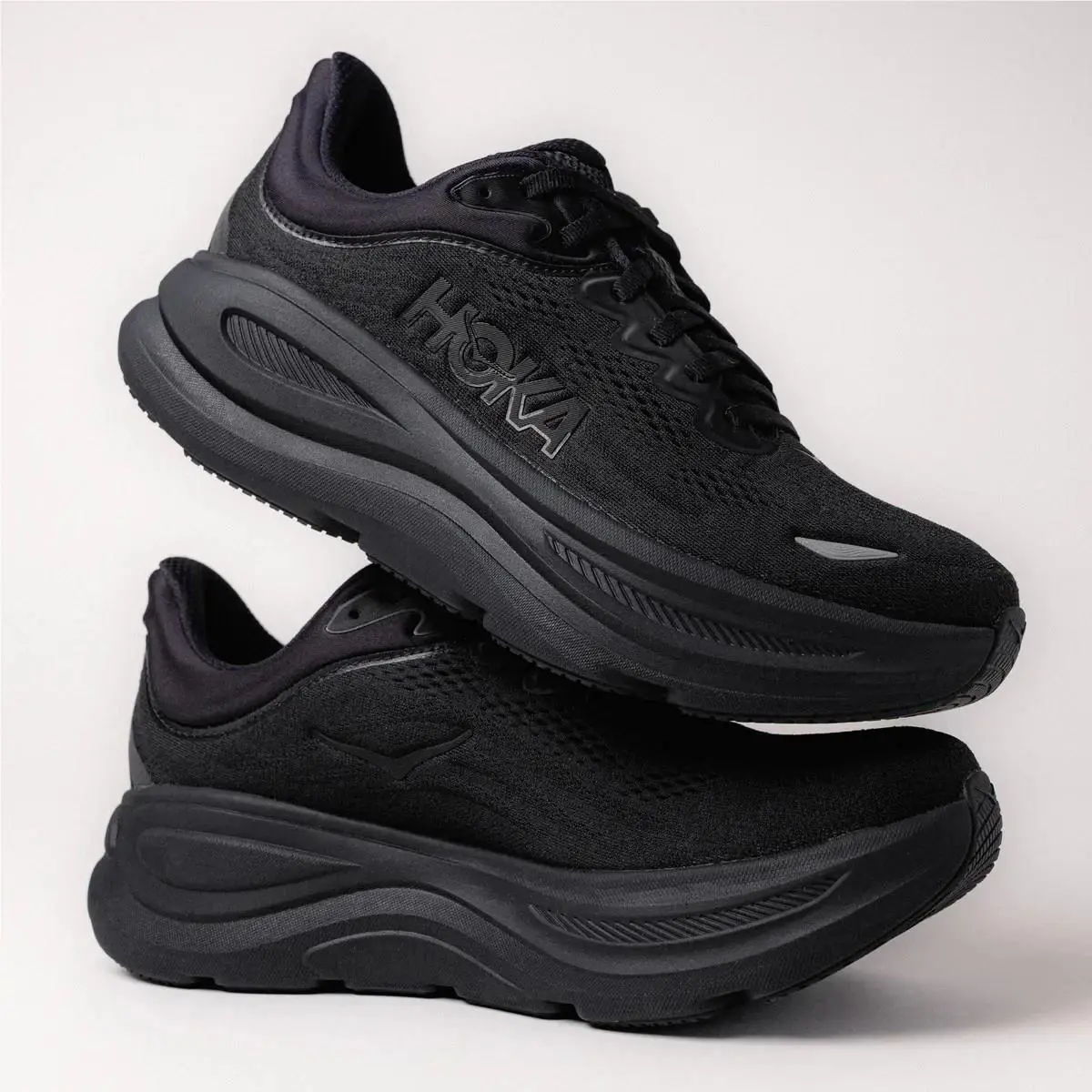 Hoka shoes - Hoka Men`s One One Bondi 9 - 1162011-BBLC - Black 6