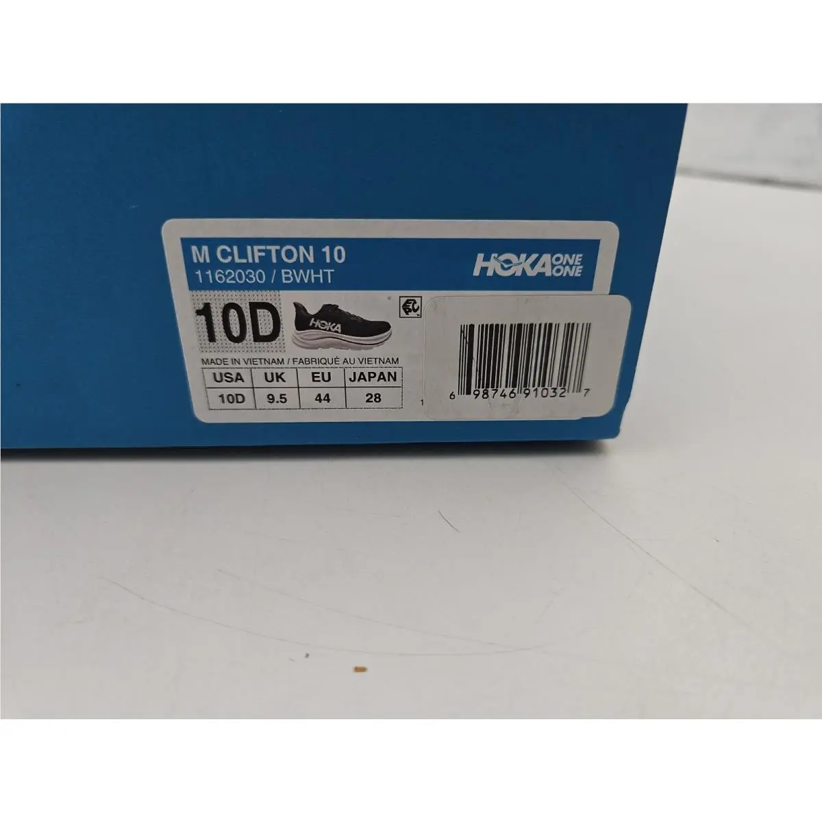 Hoka shoes - Hoka One One HOKA Clifton 10 Wide - 1162030-BWHT - Black, White 4
