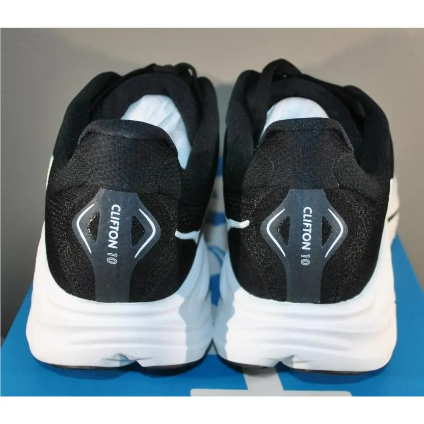 Hoka shoes - Hoka One One HOKA Clifton 10 - 1162030-BWHT - Black (UPC: 197634749105) 3