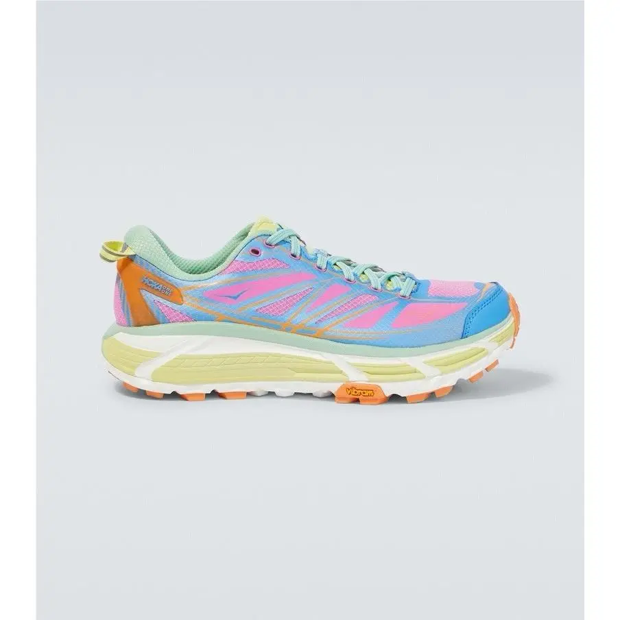 Hoka One One Mafate Speed 2 Womens Size 5.5 - Mens 4.5 Cyclamen/pink/blue - Pink