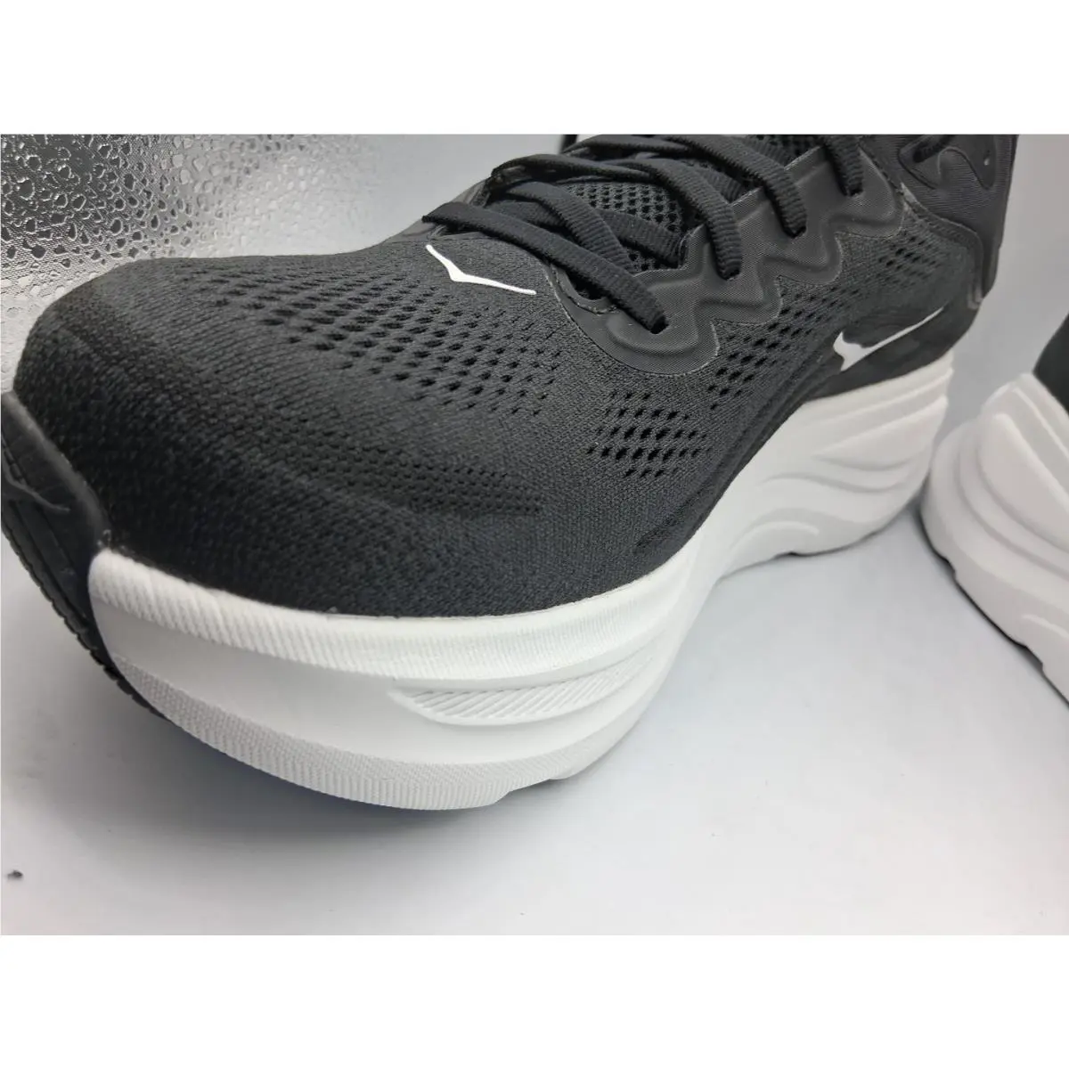 Hoka shoes - Hoka One One Bondi 9 - 1162011-BWHT - Black/White 5