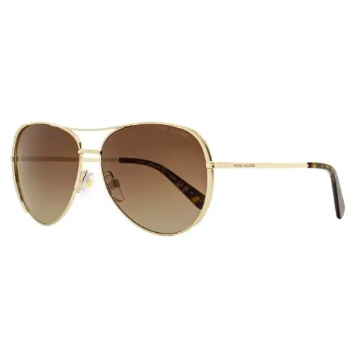 Marc Jacobs Rounded Pilot Sunglasses Marc 686/S 06JHA Gold/havana 59mm