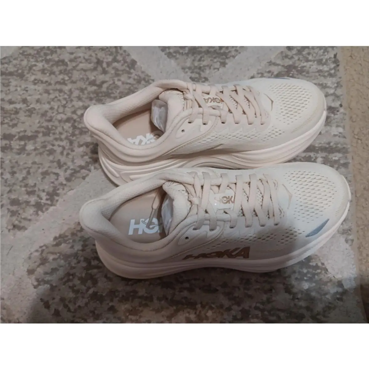 Hoka shoes - Hoka One One Bondi - One One Bondi - 1162012-VCH - Ivory 9