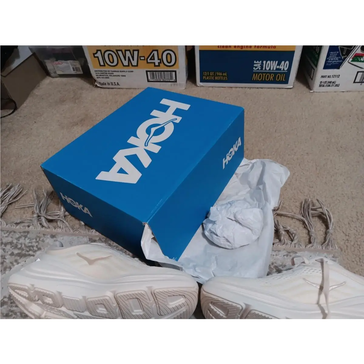 Hoka shoes - Hoka One One Bondi - One One Bondi - 1162012-VCH - Ivory 16