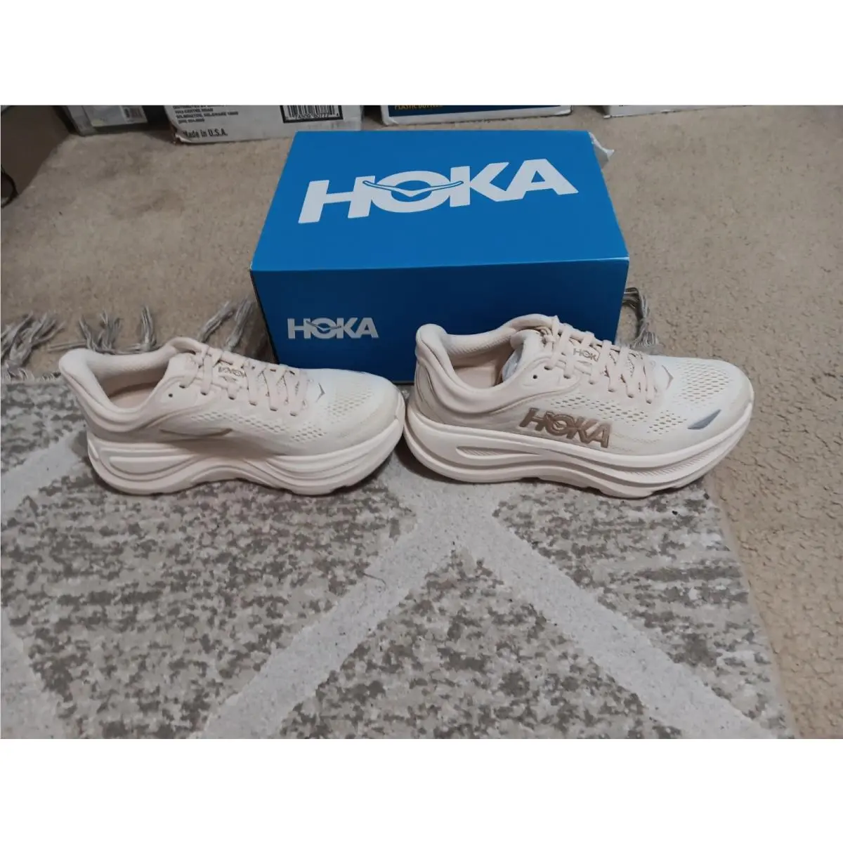Hoka shoes - Hoka One One Bondi - One One Bondi - 1162012-VCH - Ivory 5
