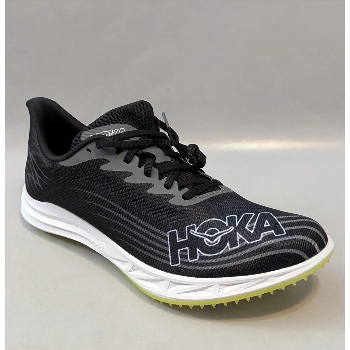 Hoka Crescendo 2 MD Track Field Spikes Mens 13 Black White Shoes 1155116/BWHT