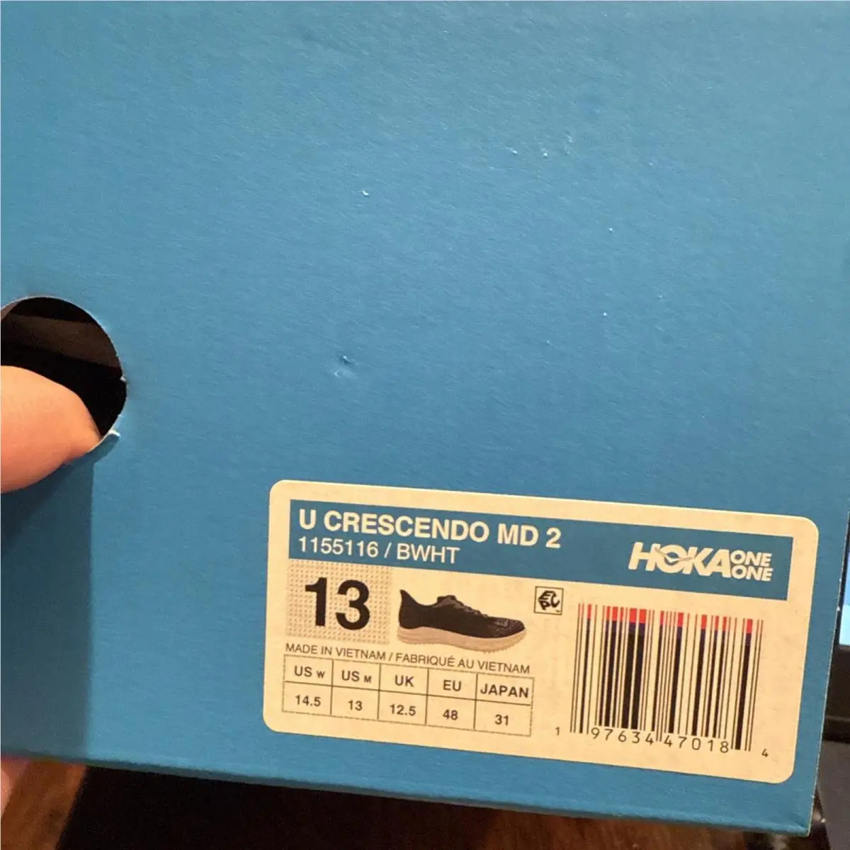 Hoka shoes - HOKA Crescendo 2 MD - Crescendo - 1155116 - Black 6