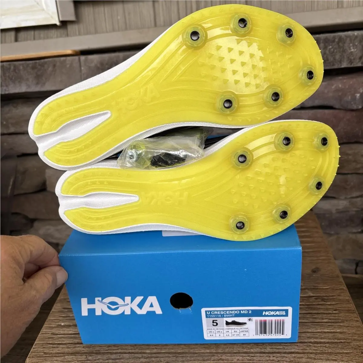 Hoka shoes - Hoka One One Crescendo MD - 1155116 - Black, Exterior: Black 3