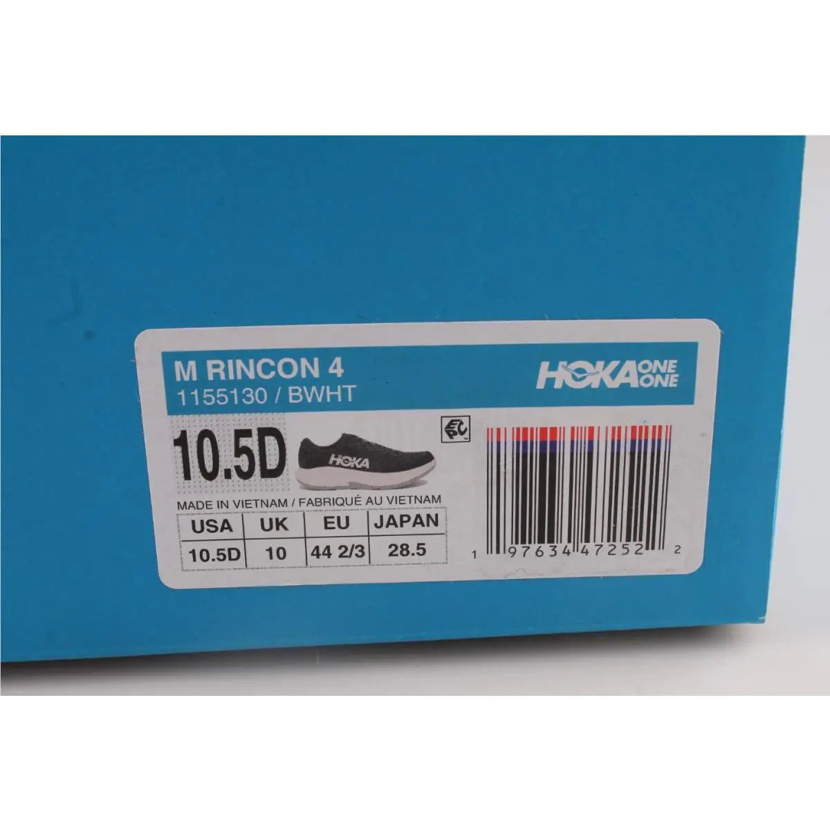 Hoka shoes - Hoka One One Rincon 4 - 1155130-BWHT - Black (UPC: 197634472522) 8