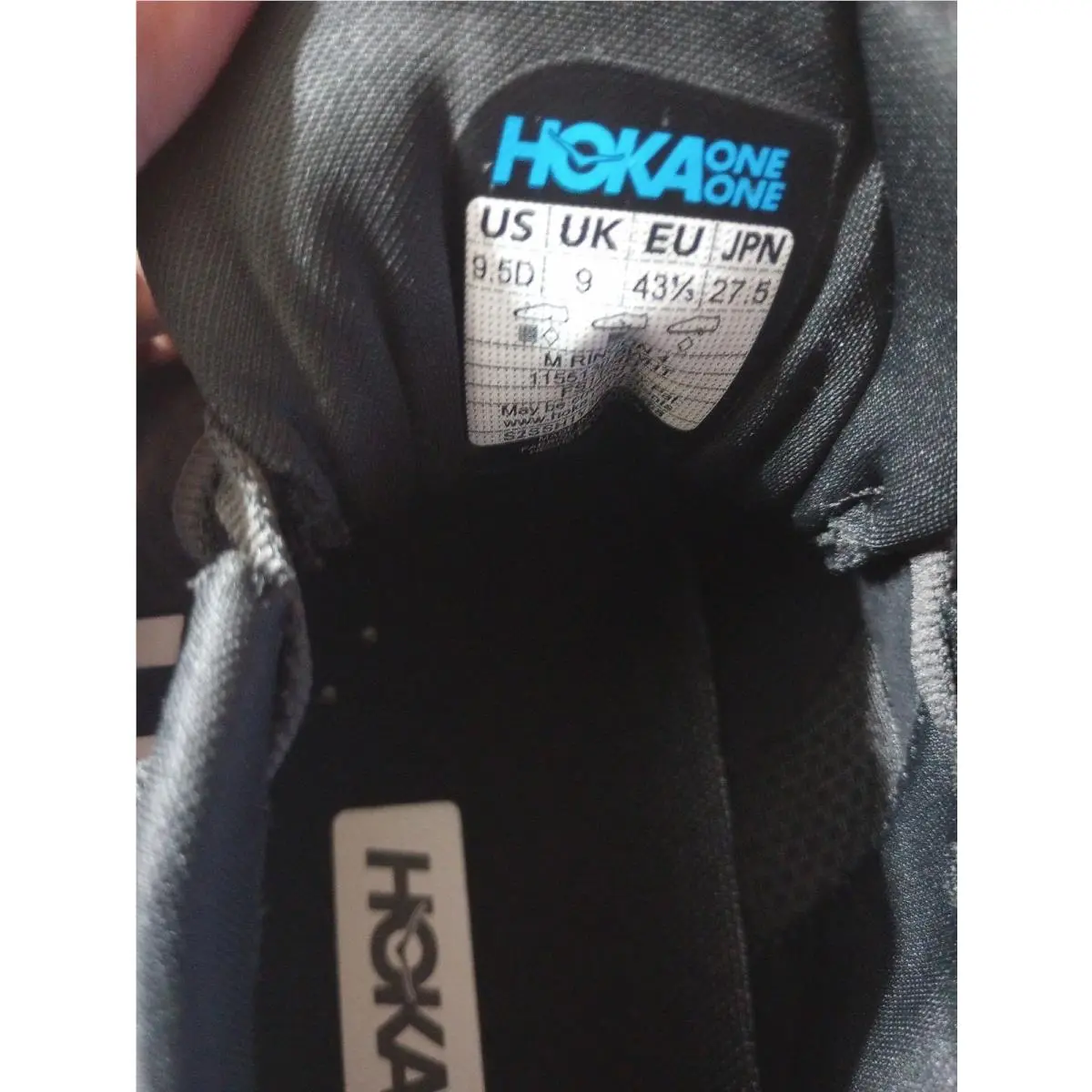 Hoka shoes - Hoka One One Rincon 4 - 1155130-BWHT - Black 5