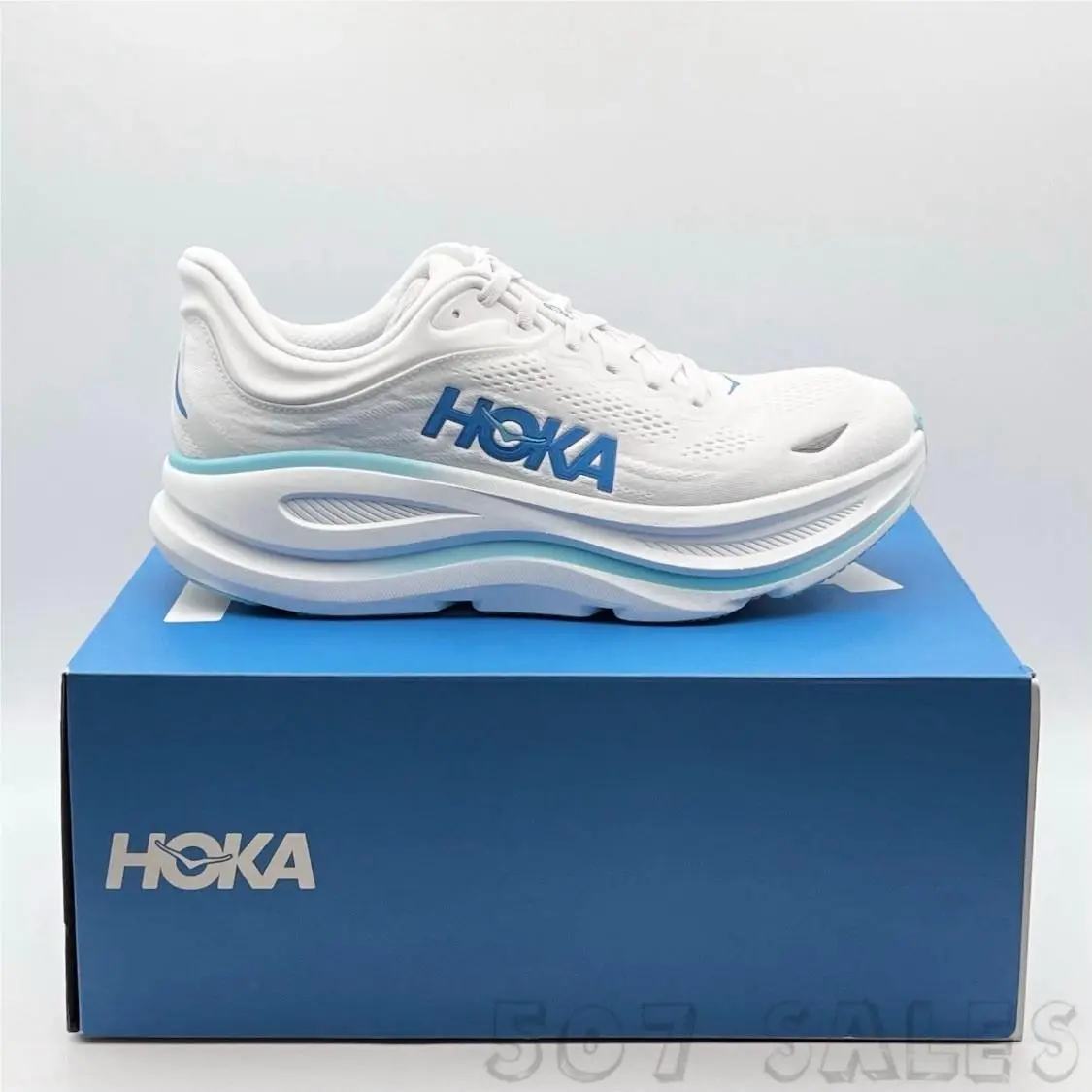 Hoka shoes - Hoka One One HOKA Bondi 9 - 1162011-WKB - White 7