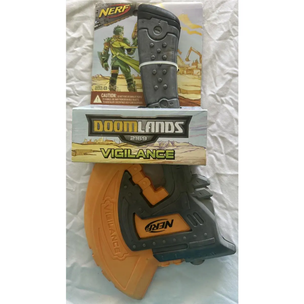 Nerf Vigilance Doomlands 2169 Foam Hatchet Knife Weapon Cosplay 2015