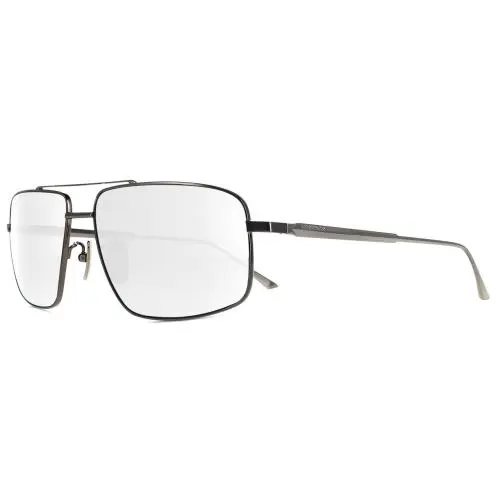 Chopard SCHF21M-568P Designer Reading Glasses Shiny Black Gunmetal Pilot 60mm