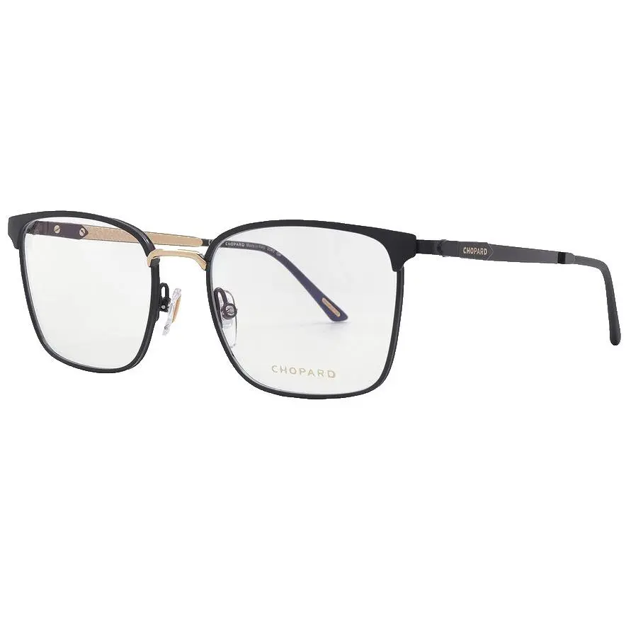 Chopard VCHG06 0305 55 Eyeglasses Full-rim 55-18-145 Metal Black Womens Square