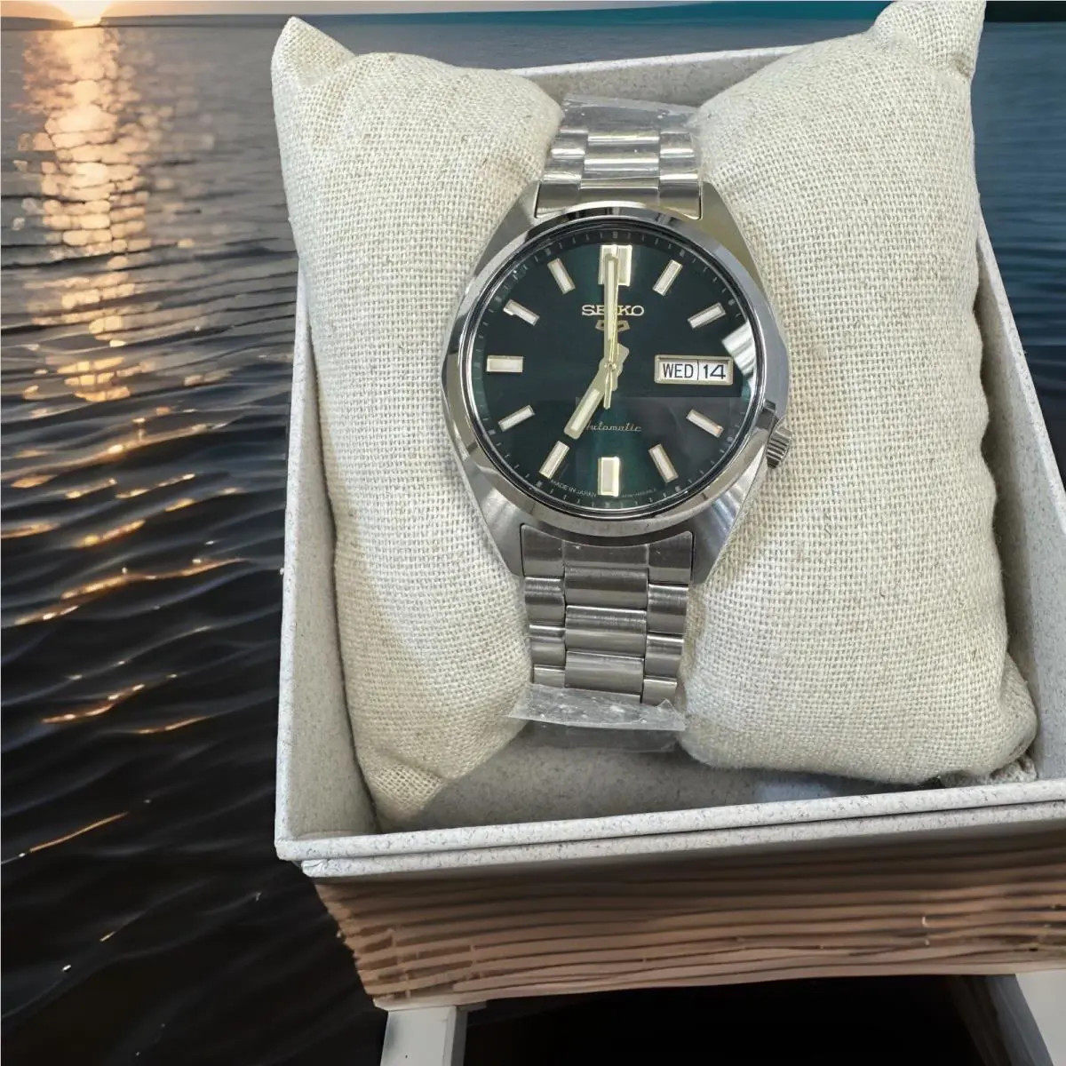 Seiko 5 Sports Automatic Snxs Series Classic Green Dial Watch SRPL57 Japan