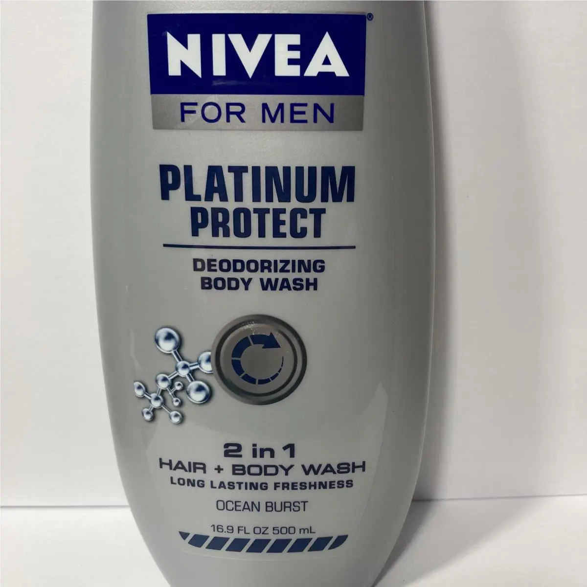 8 Nivea For Men Platinum Protect Deodorizing Body Wash Ocean Burst