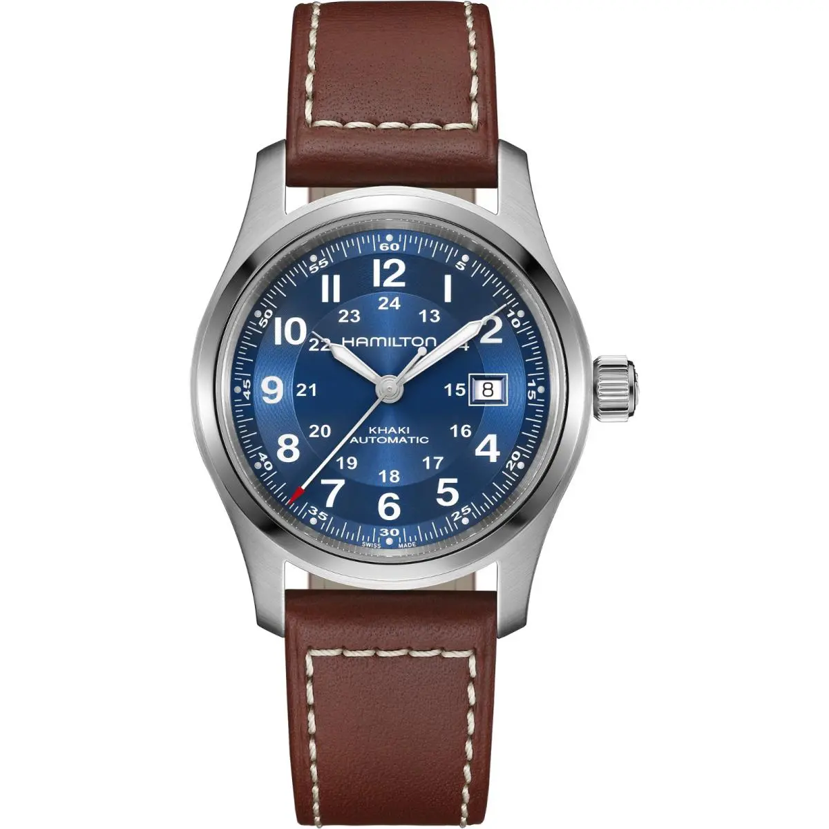Khaki Field Automatic Blue Dial Men`s Watch H70605540 by Hamilton