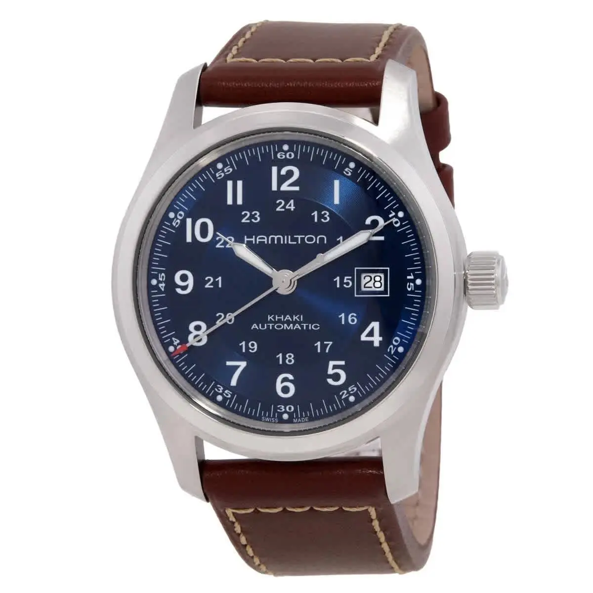 Khaki Field Automatic Blue Dial Watch H70605540 by Hamilton