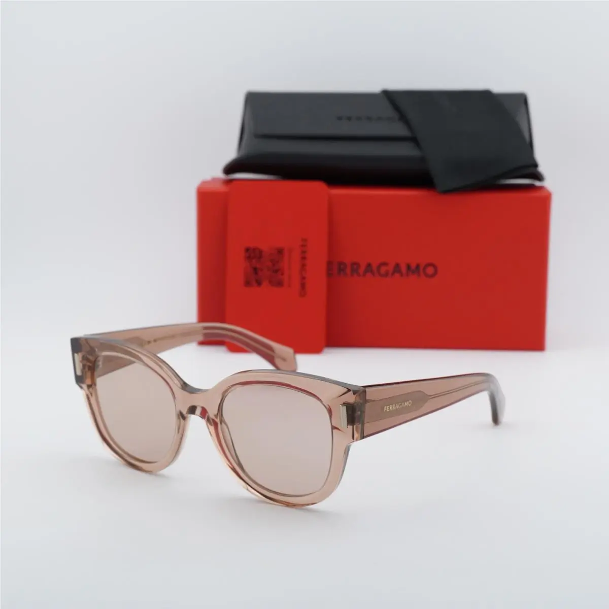 Salvatore Ferragamo SF2007S 260 Transparent Nude/blush 51-20-140 Sunglasses
