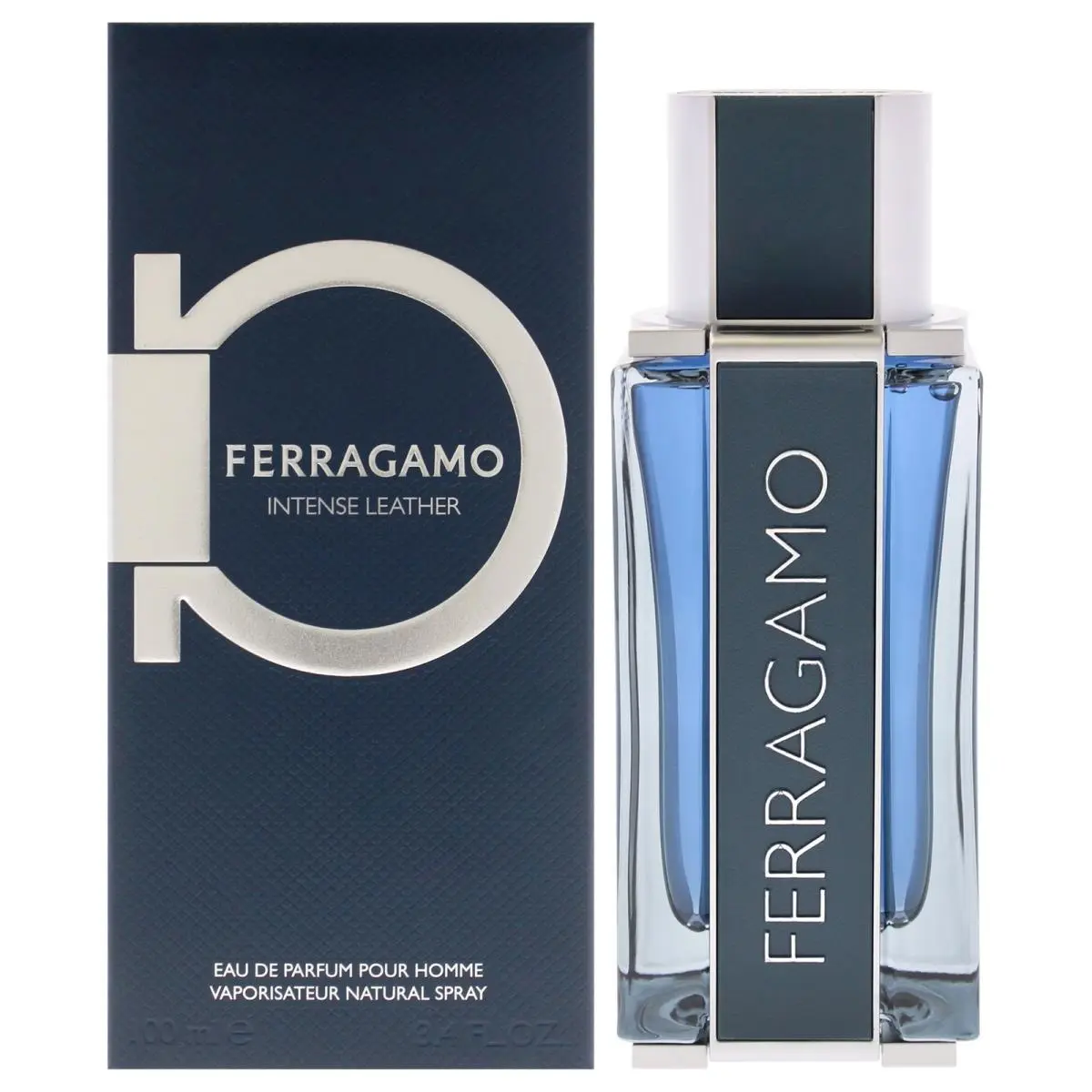 Ferragamo Intense Leather by Salvatore Ferragamo For Men - 3.4 oz Edp Spray