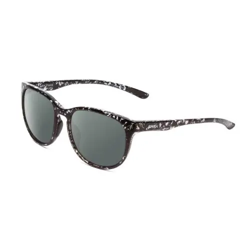 Lake Shasta Unisex Cateye Polarized Sunglasses in Black Marble 56mm Smoke Grey Polar by Smith Optics