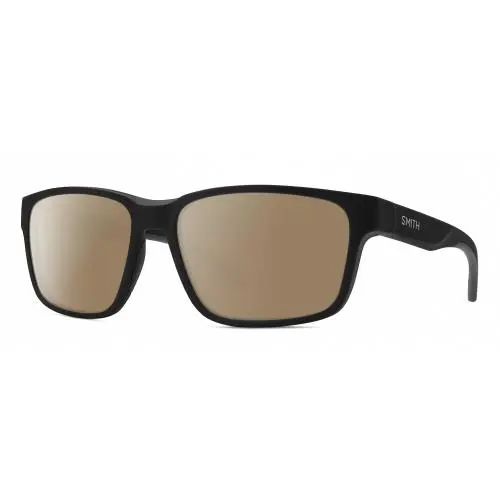Basecamp Unisex Square Polarized Sunglasses in Black 58mm 4 Options Amber Brown Polar by Smith Optics
