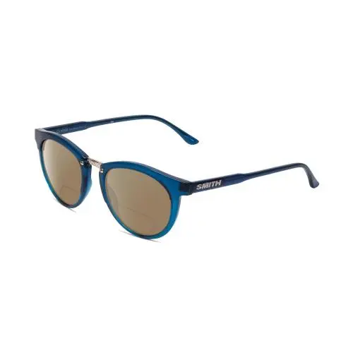 Smith Questa Women Polarized Bi-focal Sunglasses in Blue Crystal 50mm 41 Options Brown by Smith Optics