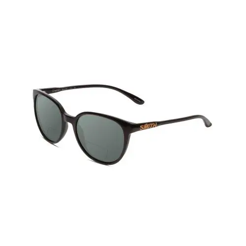 Smith Cheetah Women Cateye Polarized Bi-focal Sunglasses in Black 54mm 41 Option Grey by Smith Optics