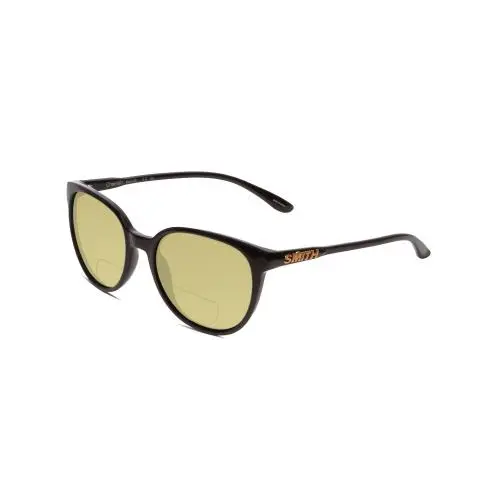 Smith Cheetah Women Cateye Polarized Bi-focal Sunglasses in Black 54mm 41 Option Yellow by Smith Optics