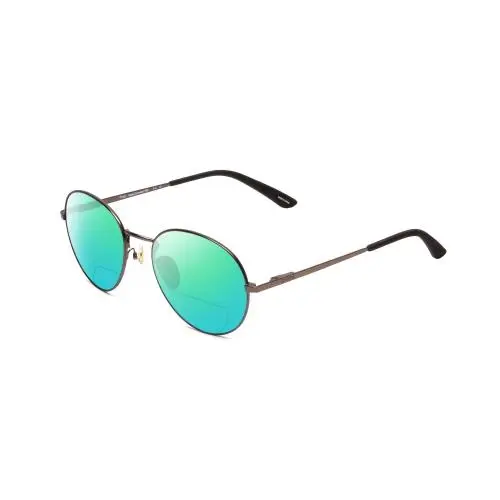 Smith Prep Unisex Polarized Bi-focal Sunglasses Gun Metal Silver 53mm 41 Options Green Mirror by Smith Optics