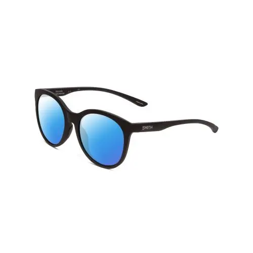 Smith Bayside Cateye Unisex Polarized Sunglasses in Black 54mm Choose Lens Color Blue Mirror Polar by Smith Optics