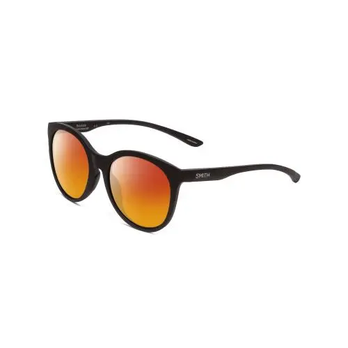 Smith Bayside Cateye Unisex Polarized Sunglasses in Black 54mm Choose Lens Color Red Mirror Polar by Smith Optics