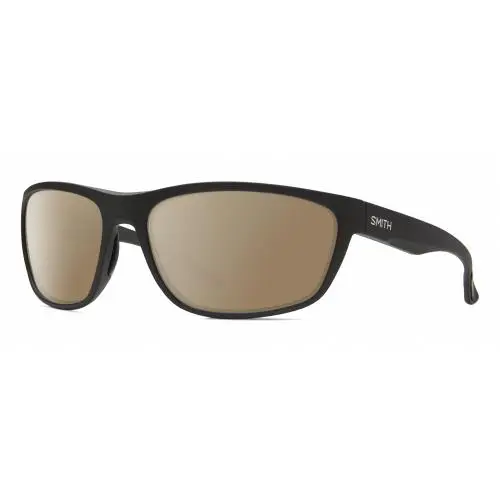 Redding Wrap Unisex Polarized Sunglasses Matte Black 65mm 4 Options Amber Brown Polar by Smith Optics