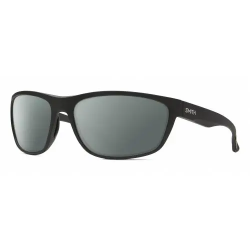 Redding Wrap Unisex Polarized Sunglasses Matte Black 65mm 4 Options Smoke Grey Polar by Smith Optics