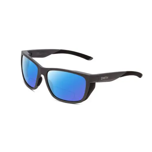 Smith Longfin Unisex Polarized Bi-focal Sunglasses in Cement Grey 59mm 41 Option - Frame: Multicolor, Lens: Blue Mirror
