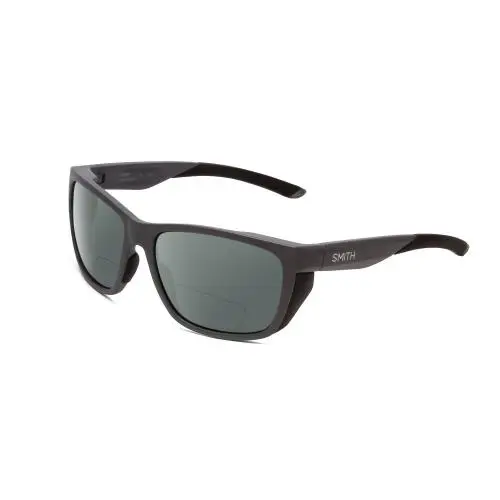 Smith Longfin Unisex Polarized Bi-focal Sunglasses in Cement Grey 59mm 41 Option Grey by Smith Optics