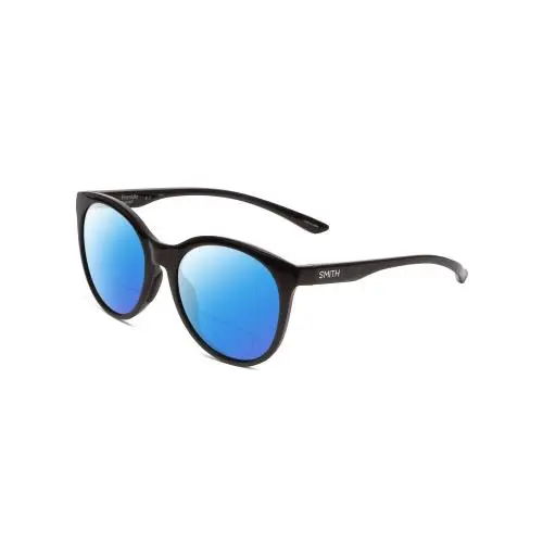 Smith Bayside Unisex Cateye Polarized Bi-focal Sunglasses Black 54 mm 41 Options Blue Mirror by Smith Optics