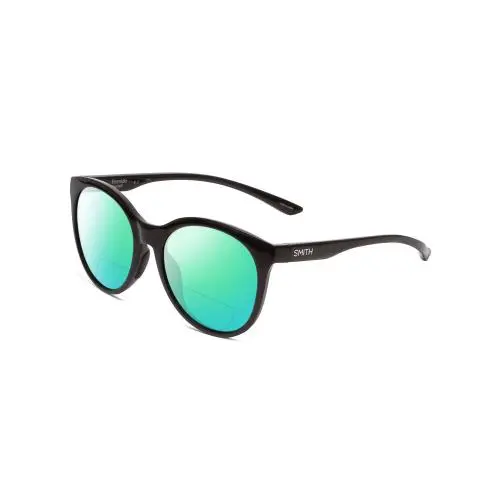 Smith Bayside Unisex Cateye Polarized Bi-focal Sunglasses Black 54 mm 41 Options Green Mirror by Smith Optics