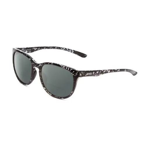 Lake Shasta Cateye Polarized Bifocal Sunglasses Black Marble 56 mm Grey by Smith Optics
