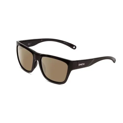 Smith Joya Ladies Square Polarized Sunglasses Gloss Black 56mm Choose Lens Color Amber Brown Polar by Smith Optics