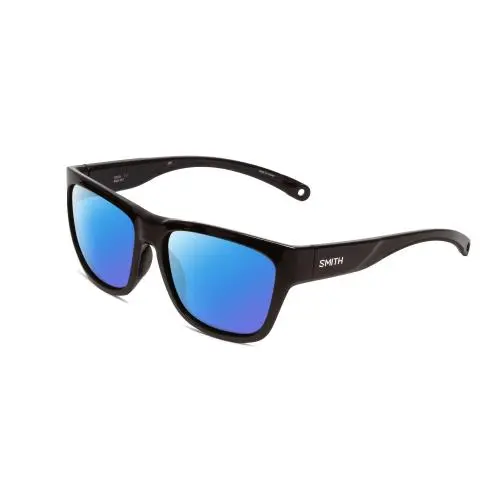 Smith Joya Ladies Square Polarized Sunglasses Gloss Black 56mm Choose Lens Color Blue Mirror Polar by Smith Optics