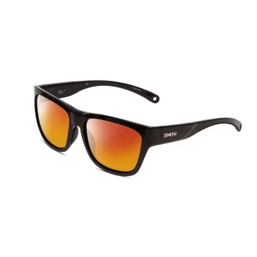 Smith Joya Ladies Square Polarized Sunglasses Gloss Black 56mm Choose Lens Color Red Mirror Polar by Smith Optics