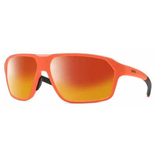 Pathway-69I Mens Polarized Sunglasses in Neon Orange 62mm 4 Options Red Mirror Polar by Smith Optics