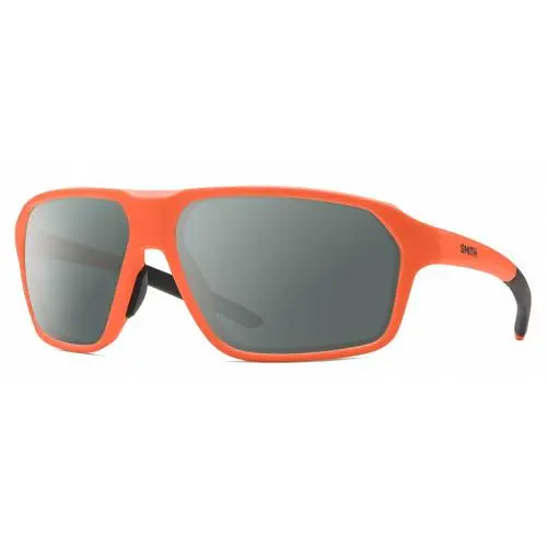 Pathway-69I Mens Polarized Sunglasses in Neon Orange 62mm 4 Options Smoke Grey Polar by Smith Optics