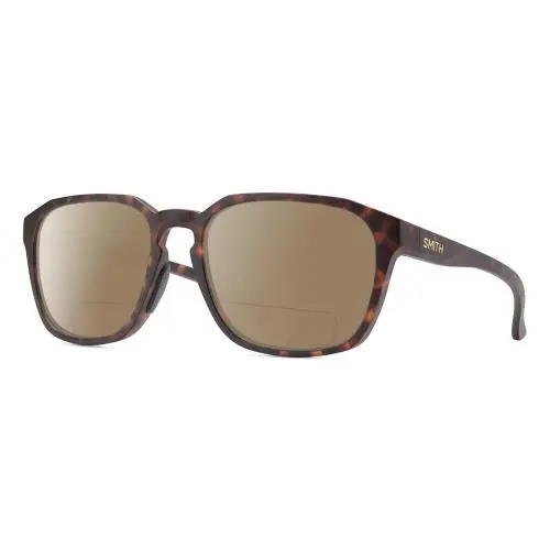 Smith Contour Unisex Polarized Bifocal Sunglasses in Tortoise Havana Brown 56 mm Brown by Smith Optics