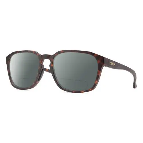 Smith Contour Unisex Polarized Bifocal Sunglasses in Tortoise Havana Brown 56 mm Grey by Smith Optics