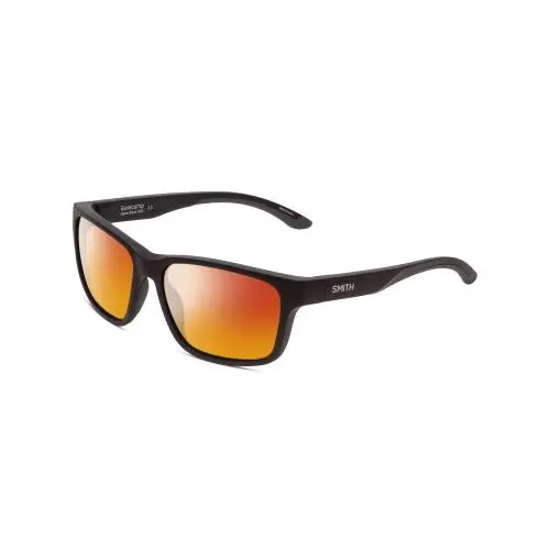 Smith Basecamp Unisex Polarized Sunglasses in Matte Black 58mm Choose Lens Color Red Mirror Polar by Smith Optics