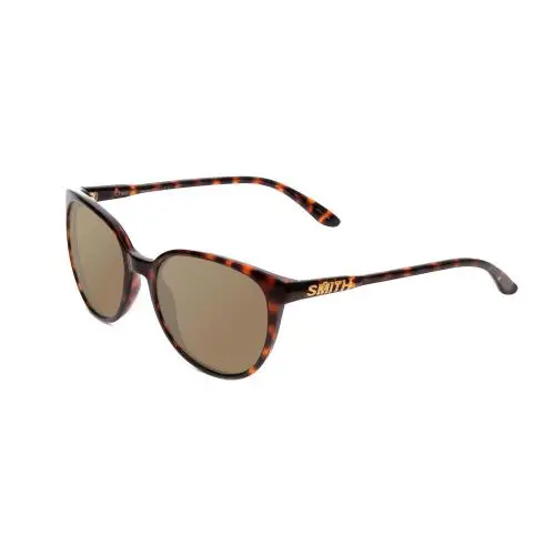 Smith Cheetah Ladies Cateye Polarized Sunglasses in Tortoise Gold 54mm 4 Options Amber Brown Polar by Smith Optics
