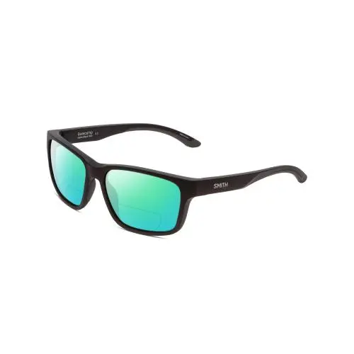 Smith Basecamp Unisex Polarized Bi-focal Sunglasses Matte Black 58 mm 41 Options Green Mirror by Smith Optics