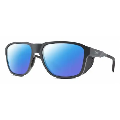 Embark Unisex Polarized Sunglasses Matte Slate Grey 58 mm 4 Options Blue Mirror Polar by Smith Optics